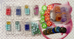 NEW Pokemon ETB Dice & Damage Counter Coin Status Marker Lot (ID04) - Image 1
