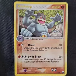 Pokemon Machamp 9/92 Legend Maker Reverse Holo Rare 2006 DMG - Image 1