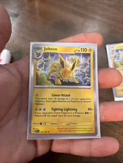 Pokemon Scarlet Violet 151 Holo Rare 135/165 Jolteon - Image 1