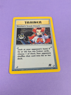 Rocket's Sneak Attack- 72/82 - Rare Unlimited Team Rocket - Pokemon Card - MP - Image 1