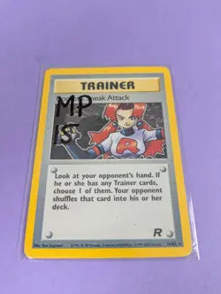 Rocket's Sneak Attack- 72/82 - Rare Unlimited Team Rocket - Pokemon Card - MP - Image 3