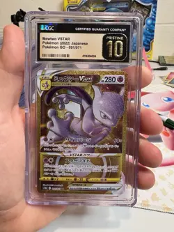 Mewtwo Vstar 091/071 CGC Pristine 10 Ultra Rare Japanese Pokemon Go - Image 1