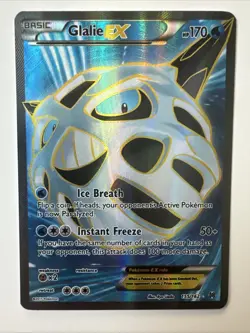 Glalie EX (Full Art) 155/162 Breakthrough Holo Pokemon TCG - Image 2