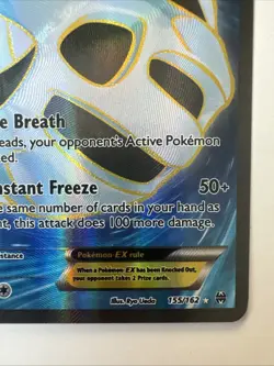Glalie EX (Full Art) 155/162 Breakthrough Holo Pokemon TCG - Image 5