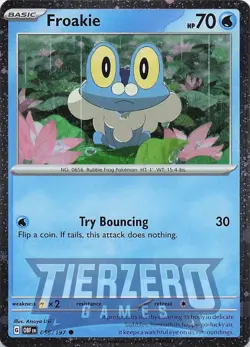Pokemon Froakie 056/197 Holo Near Mint Promo - Image 1