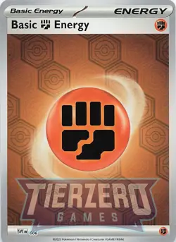 Pokemon Basic Fighting Energy SVEEN006 Reverse Holo Near Mint - Image 1