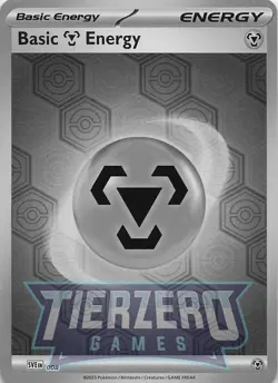 Pokemon Basic Steel Energy SVEEN008 Reverse Holo Near Mint - Image 1