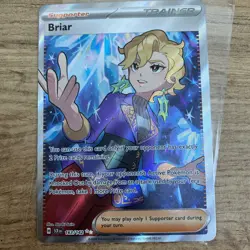 Pokemon Card TCG Stellar Crown Briar Trainer Art Ultra Rare Card 163/142 MINT - Image 1