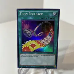 Yugioh Toon Rollback DRL2-EN024 Super Rare 1st Edition Near Mint - Image 1