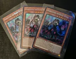 3x Diabellstar the Black Witch Secret Rare RA03 YUGIOH NM PLAYSET - Image 1