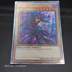Dark Magician New &7th Art Yu-Gi-Oh TCG Quarter Century Secret Rare - Image 2