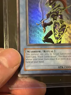 Yugioh TCG Black Lustre Soldier SYE-024 - Image 5