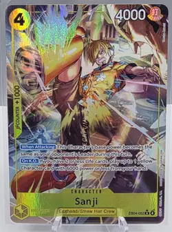 2026 One Piece Adventure On Kami's Island Sanji EB04-052 R Foil English NM - Image 1