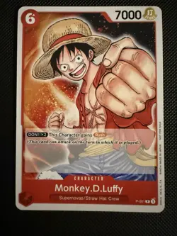 Monkey.D.Luffy (Promotion Pack 2022) P-001 One Piece Pre errata - Image 1