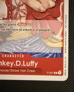 Monkey.D.Luffy (Promotion Pack 2022) P-001 One Piece Pre errata - Image 5