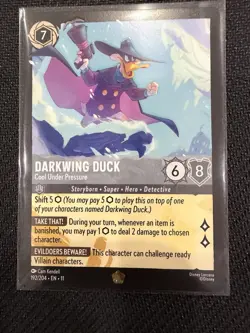 Darkwing Duck - Cool Under Pressure 192/204 Winterspell Non-Foil Disney Lorcana - Image 1
