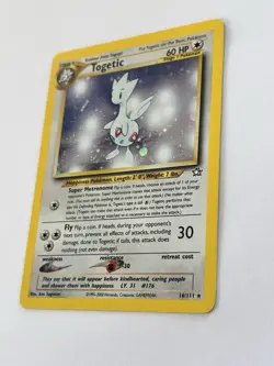 Togetic 16/111 Holo Rare Neo Genesis Lightly Played Pokemon Card - Image 2