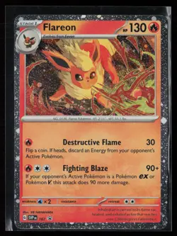 SV: Scarlet & Violet Promo Cards #167 Flareon Holo - Image 1
