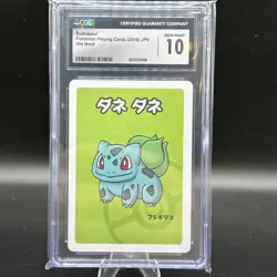 2019 Pokemon Japanese Playing Cards Old Maid Bulbasaur CGC 10 - Image 1