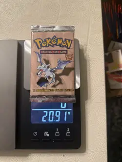 1999 Pokemon Fossil Booster Pack Factory Sealed Trading Card Game HeavyU - Image 1