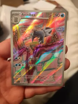 Arctibax 209/193 2023 Pokemon TCG Paldea Evolved Art Rare Card - Image 1