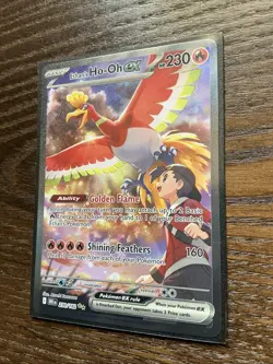 Ethan's Ho-Oh EX 230/182 SV10: Destined Rivals Holofoil Pokemon Card - Image 3