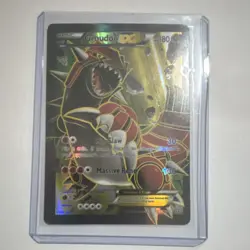 Pokemon Groudon EX 150/160 Full Art Ultra Rare Holo XY Primal Clash 180 HP Card - Image 1