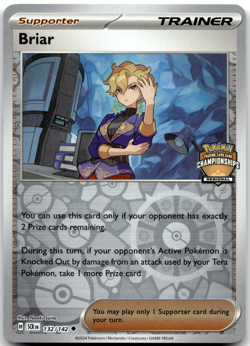 Briar 132/142 Regional Championships Promo Pokemon Card NM - Image 1