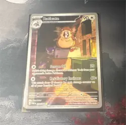 Pokemon Raticate Stage 1 Card 90 HP 40x Attack #099/068 Pokemon GO English - Image 1