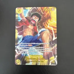 One Piece Card Game Monkey D Luffy OP15-119 SEC Secret Rare Holo Near Mint ATC - Image 1