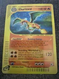 Charizard Pokemon 120 HP Stage 2 Rare Read Card Description - Image 1