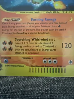 Charizard Pokemon 120 HP Stage 2 Rare Read Card Description - Image 4