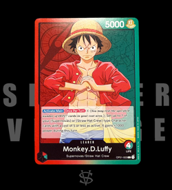 Monkey.D.Luffy OP01-003 Leader - Romance Dawn One Piece Card - Image 1