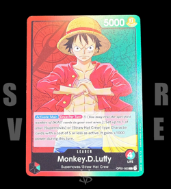 Monkey.D.Luffy OP01-003 Leader - Romance Dawn One Piece Card - Image 2