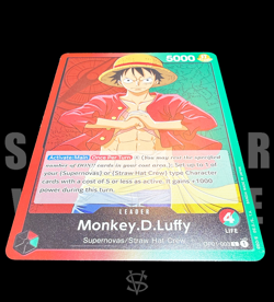Monkey.D.Luffy OP01-003 Leader - Romance Dawn One Piece Card - Image 3
