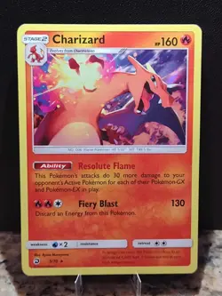 Charizard 3/70 Dragon Majesty Holo Rare Pokemon Card - Image 1