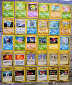 Pokemon Vintage BASE SET Card Lot 1999 WOTC LP/NM - Image 1