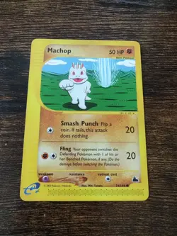 Skyridge Machop 74/144 Pokemon Card - Image 1