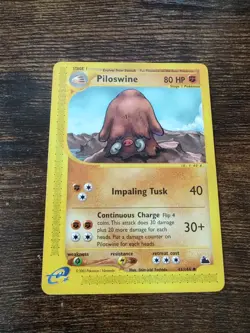 Skyridge Piloswine 43/144 Pokemon Card - Image 1