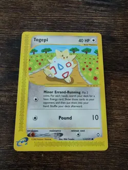 Aquapolis Togepi 114/147 Pokemon Card - Image 1