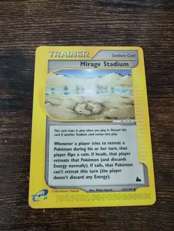 Skyridge Mirage Stadium 132/144 Non Holo Pokemon Card - Image 1