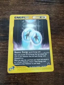 Skyridge Bounce Energy 142/144 Non Holo Pokemon Card - Image 1
