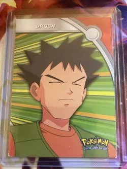 Brock TV Animation Edition Topps Heroes & Villains HV8 Single Pokemon Card-mp - Image 1