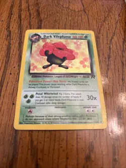 Dark Vileplume Team Rocket Holo 13/82 Pokemon Card - Image 1