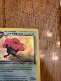 Dark Vileplume Team Rocket Holo 13/82 Pokemon Card - Image 3