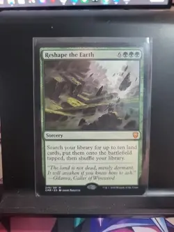 WOTC MtG Commander Legends Reshape the Earth NM - Image 1
