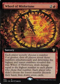 Wheel of Misfortune (Extended Art) - Commander Legends (672) - NM - Image 1