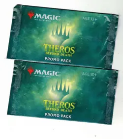 TWO- Theros Beyond Death Promo Packs Factory Sealed MTG Magic The Gathering - Image 1