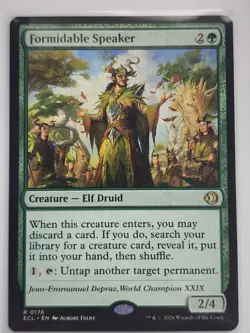 Formidable Speaker #176 | Lorwyn Eclipsed MTG | NM/M - Image 1