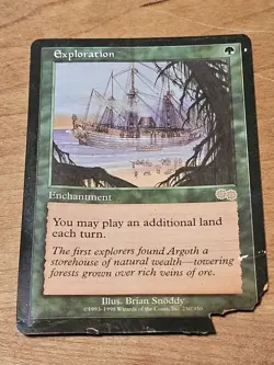 MTG Urza's Saga Exploration Rare Magic the Gathering Card Green Enchantment #2 - Image 1